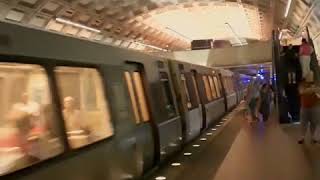 WMATA 3000 & 5000 Series: OR #5179/#5126 + OR #3039/#3067 leaving Smithsonian