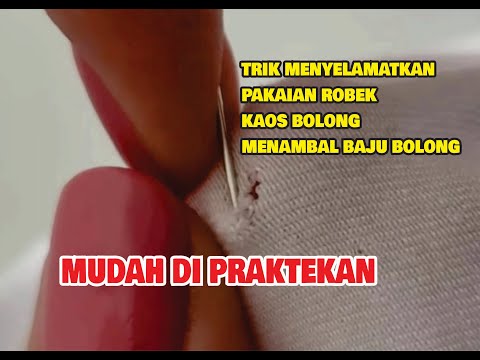 Video: 3 Cara Sederhana untuk Menyembunyikan Lubang di Baju