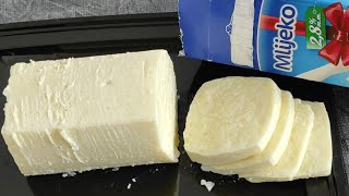 Kako od 1 litra mlijeka napraviti više od 1 kg sira? Nevjerovatan recept za sir! #420