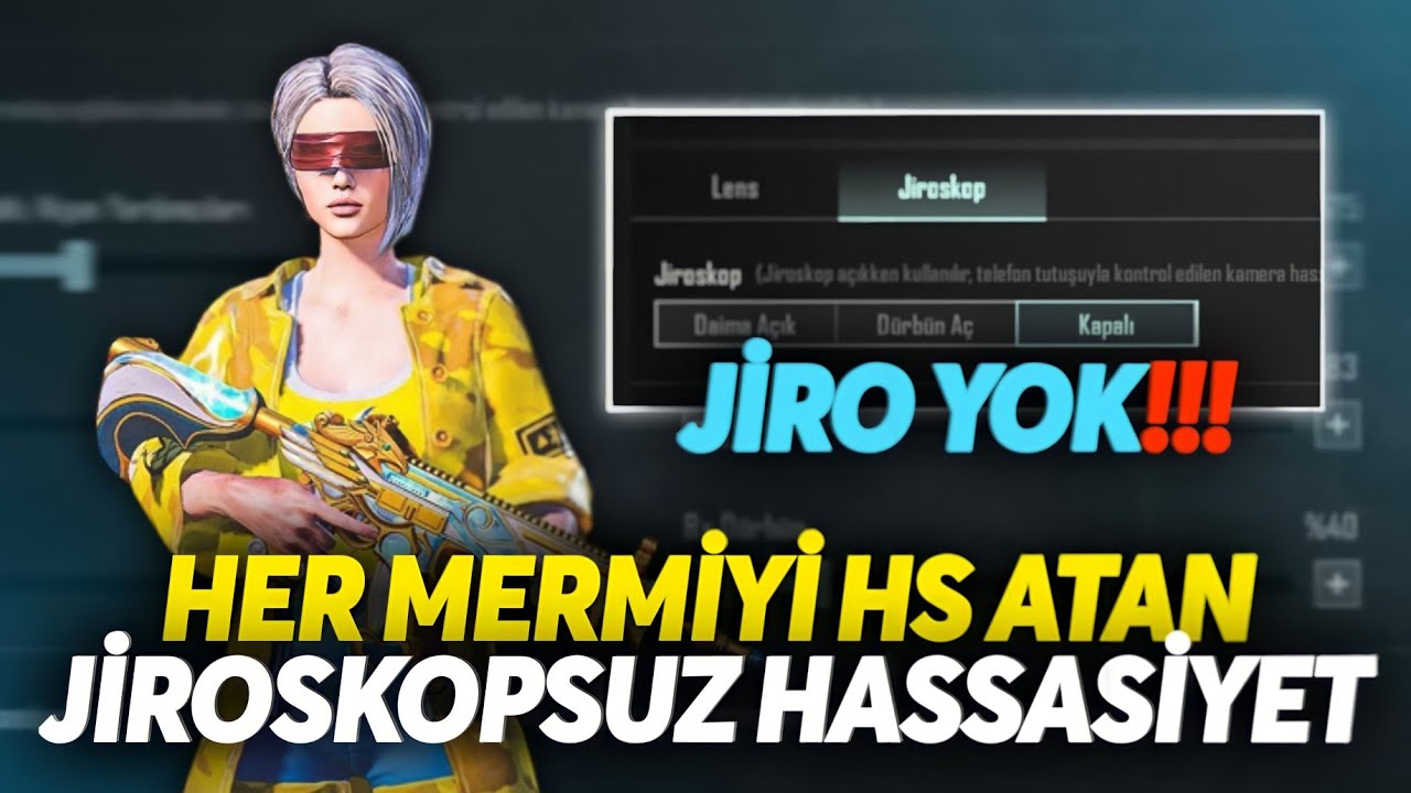 HER MERMİYİ HS ATAN EFSANE HASSASİYET AYARI❗FUL HS ATAN JİROSKOPSUZ HASSASİYET AYARI | PUBG MOBİLE