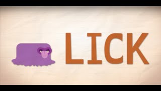 Letter L - LICK - Endless Alphabet A to Z