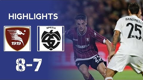 Salernitana vs Spezia (8-7) All Goals and Extended Highlights, Coppa Italia 2024