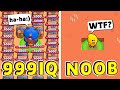 Эль Примо 999 IQ vs NOOB !! ТОП-100 Смешных Моментов в Brawl Stars !!