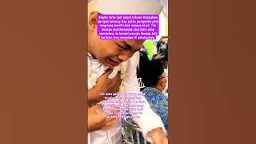 Baru Selesai Ijab Qabul, Pengantin Pria Langsung Berlutut dan Menangis di Pelukan Ibu #shorts