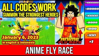 All Anime Fly Race Codes (Roblox) - Tested January 2023 - Player