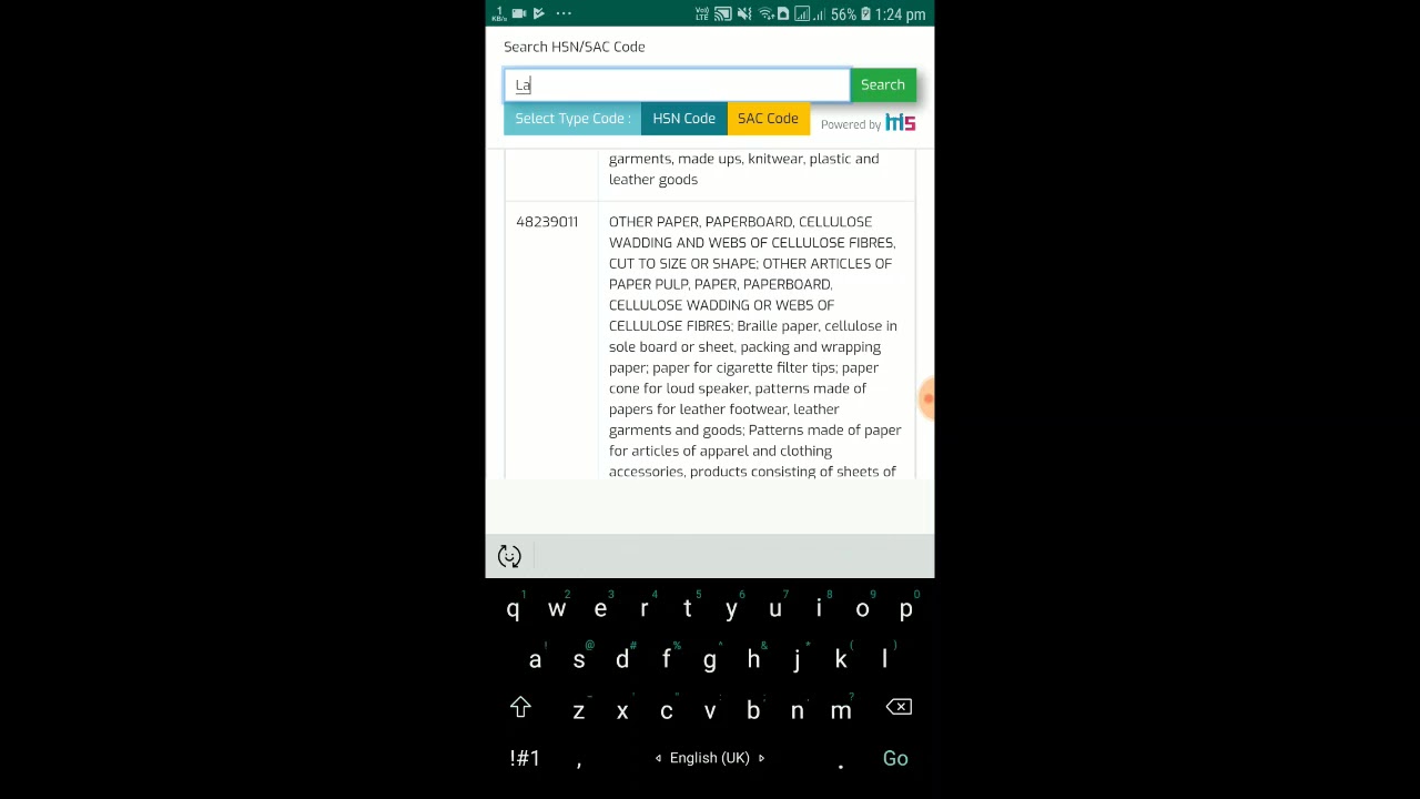 How to Use Find GST HSN/SAC code for Goods & Services Tax(IN)