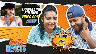 Traveling Soldier Song REACTION | Thammudu | Pawan Kalyan | Ramana | TAMIL COUPLE | Sa Se Galatta