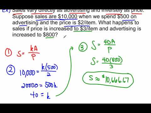 Variation with multiple variables - YouTube