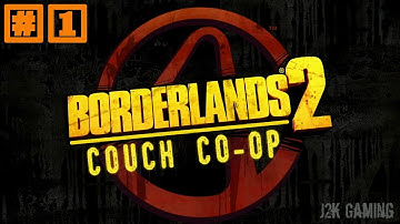 Borderlands 2 Splitscreen Co-Op Playthrough PS4 - Part 1