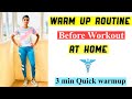 3min Quick Warm up routine before workout |warm up Exercises before doing any workouts| Dr.Shwetali