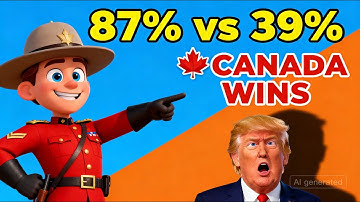 Canada Beats Trump: 87% vs 39% Approval | Satirical Song