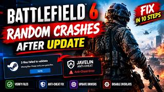 Battlefield 6 Random Crashes After Update FIX – Missing 3 Files & Javelin Anti-Cheat Error