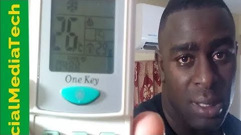 How To Program An Universal Air Conditioner  Ac Remote