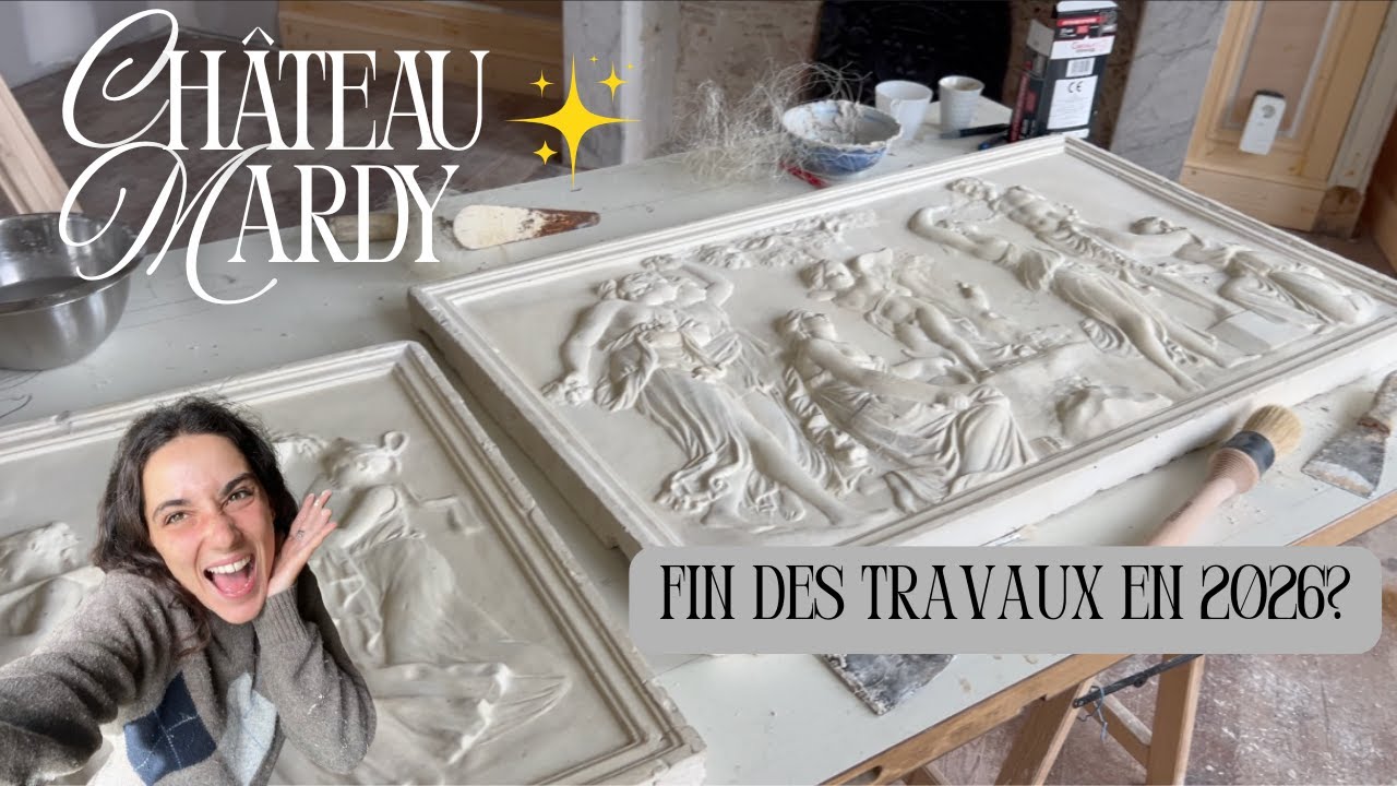 Une nouvelle année et les travaux continuent : Château de Mardy 🤍