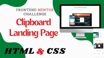 Clipboard landing page || Frontend Mentor Challenge || HTML& CSS