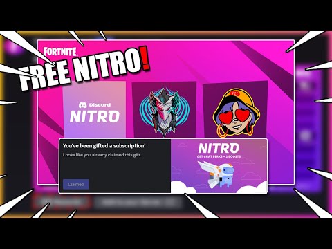How To Get Free Discord Nitro In Fortnite! (1 Month) 