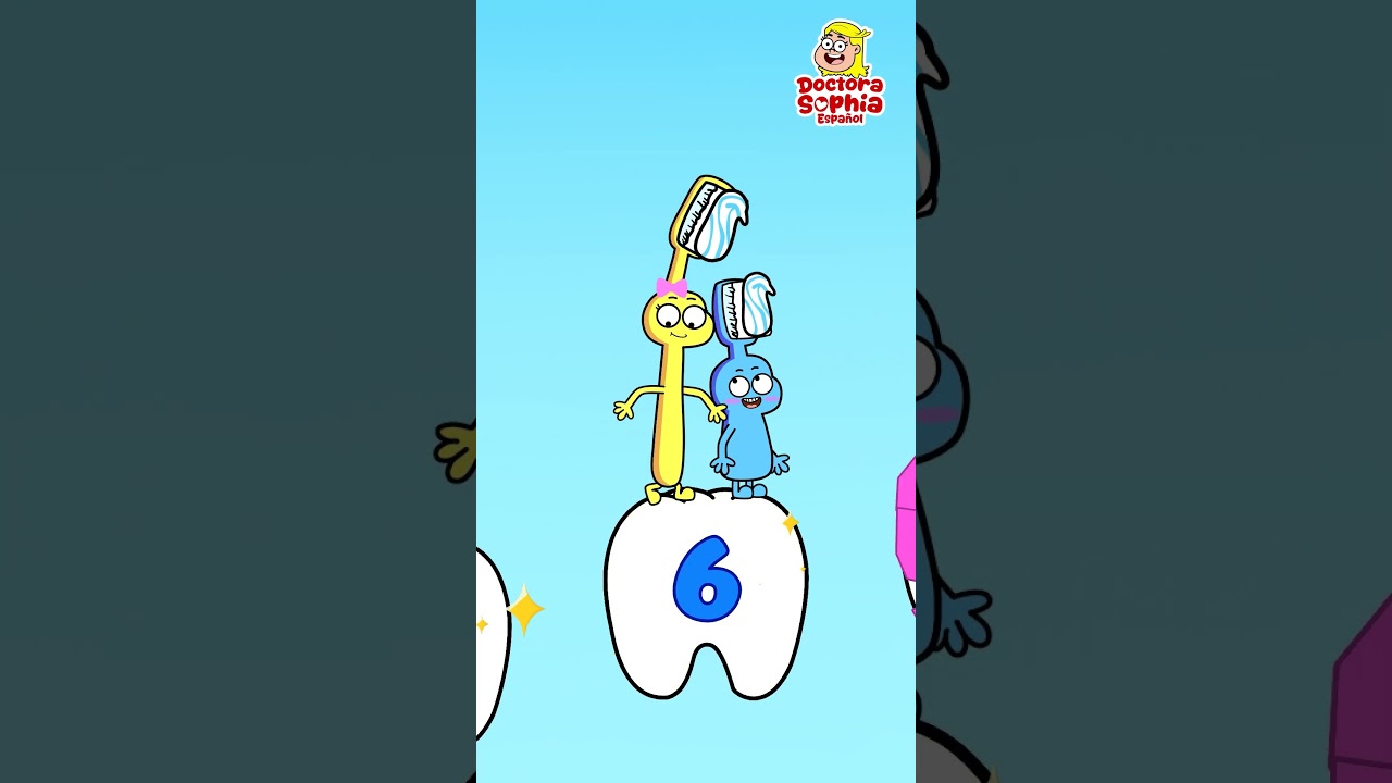 Learn to Count 1-10 with Brush Your Teeth | Kids Learn Counting Numbers | Kids Songs #shorts 썸네일