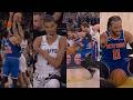 Dylan Harper move and dunk stuns Wemby & Brunson laughs after Kornet flattens him