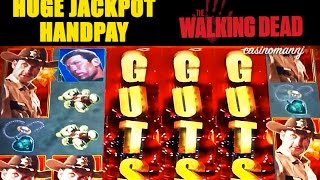 HUGE MEGA JACKPOT HANDPAY! - The Walking Dead - MEGA HUGE Slot Machine Bonus screenshot 5