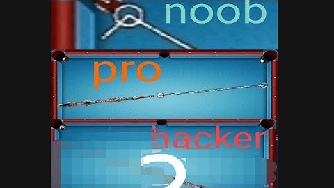 noob vs Pro vs hacker in 8 ball pool