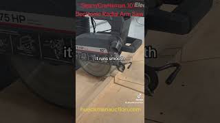 Sears Craftsman 10 Electronic Radial Arm Saw 2.75HP #radialarmsaws #craftsman #woodworking