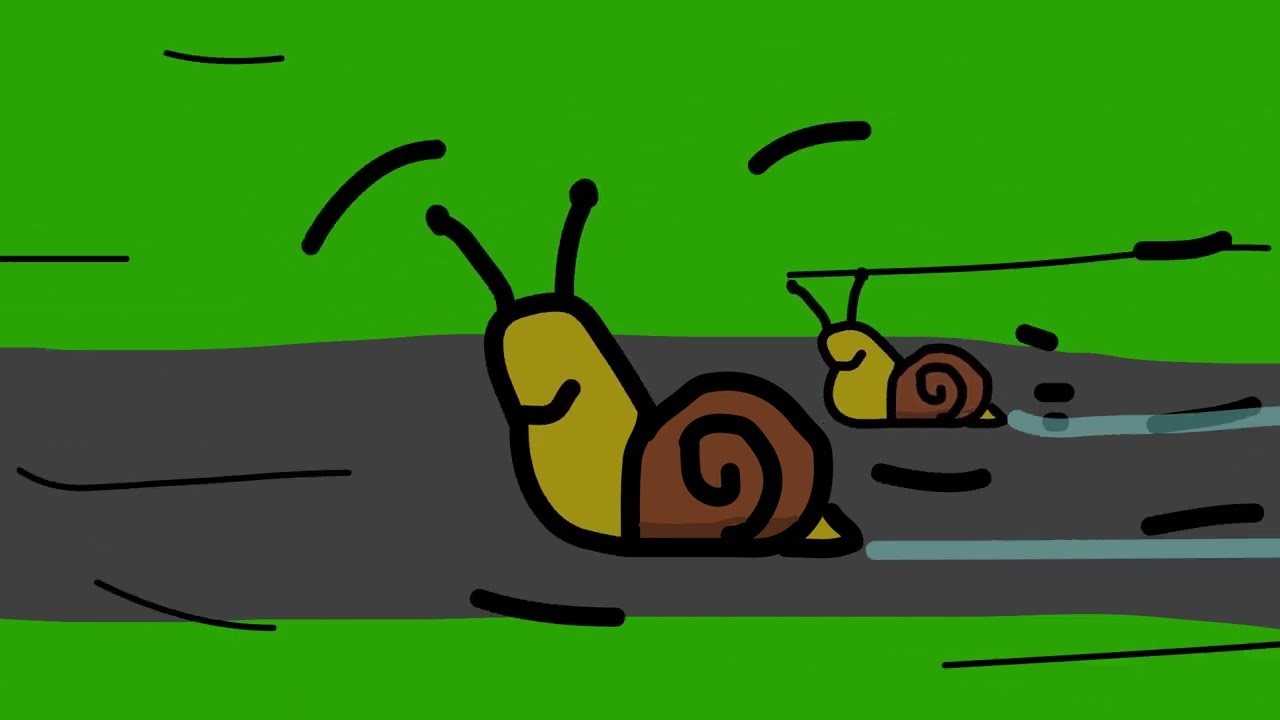 Running snail race