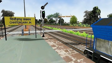 Bandra Terminus - Udaipur City SF Express (PT) In MSTS Open Rails