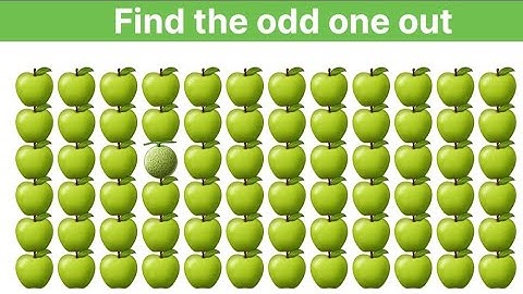 How good are your eyes |Find the odd one out |puzzle game |on Prakash media