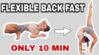 STRETCH YOUR BACK FAST&EASY 🔥 ONLY 15 MIN WORKOUT 💪 #stretching #homeworkout #yoga #backbend