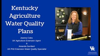 Kentucky Agriculture Water Quality Plans