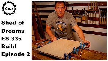 The Shed of Dreams ES 335 build  Episode 2: Milling the top and back blanks.