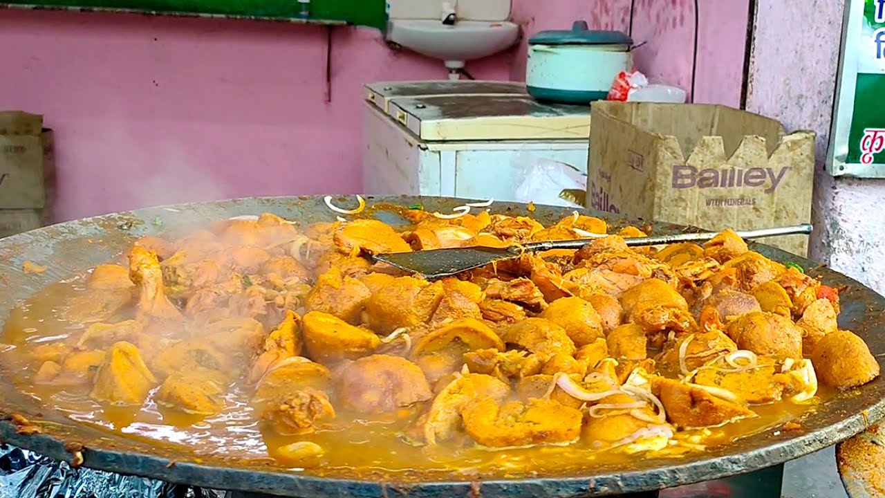 HUGE Chicken Dish Street Food! | Indian Street Food