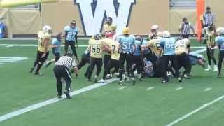Burley 2 yard TD run