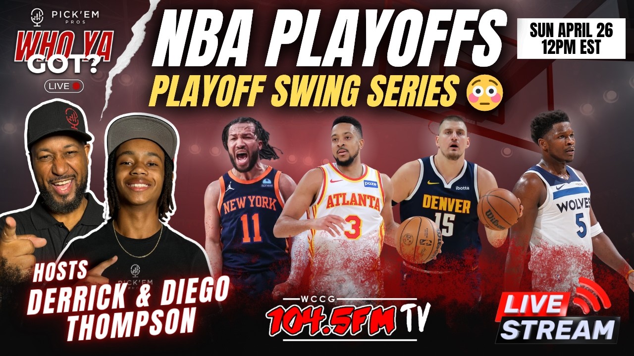 NBA Playoff Chaos 😳 Knicks/Hawks, Nuggets in Trouble + Magic SHOCK! | Who Ya Got Ep. 152