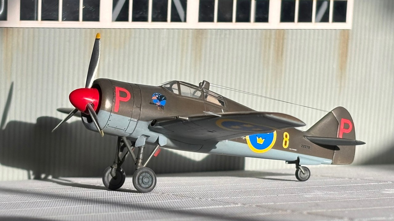 FFVS J 22 - Swedish Air Force, 1948 - Marivox - 1:72 plastic aircraft model