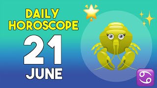 Cancer horoscope today - June 21, 2026