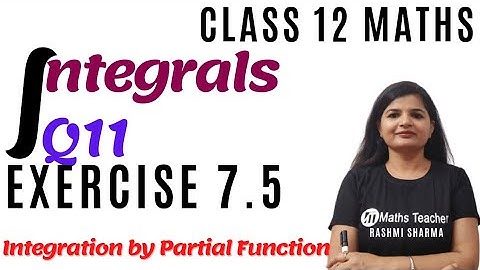 Class 12 Maths || Exercise 7.5 Q11 || Integration By Partial Fraction || NCERT Math Class 12