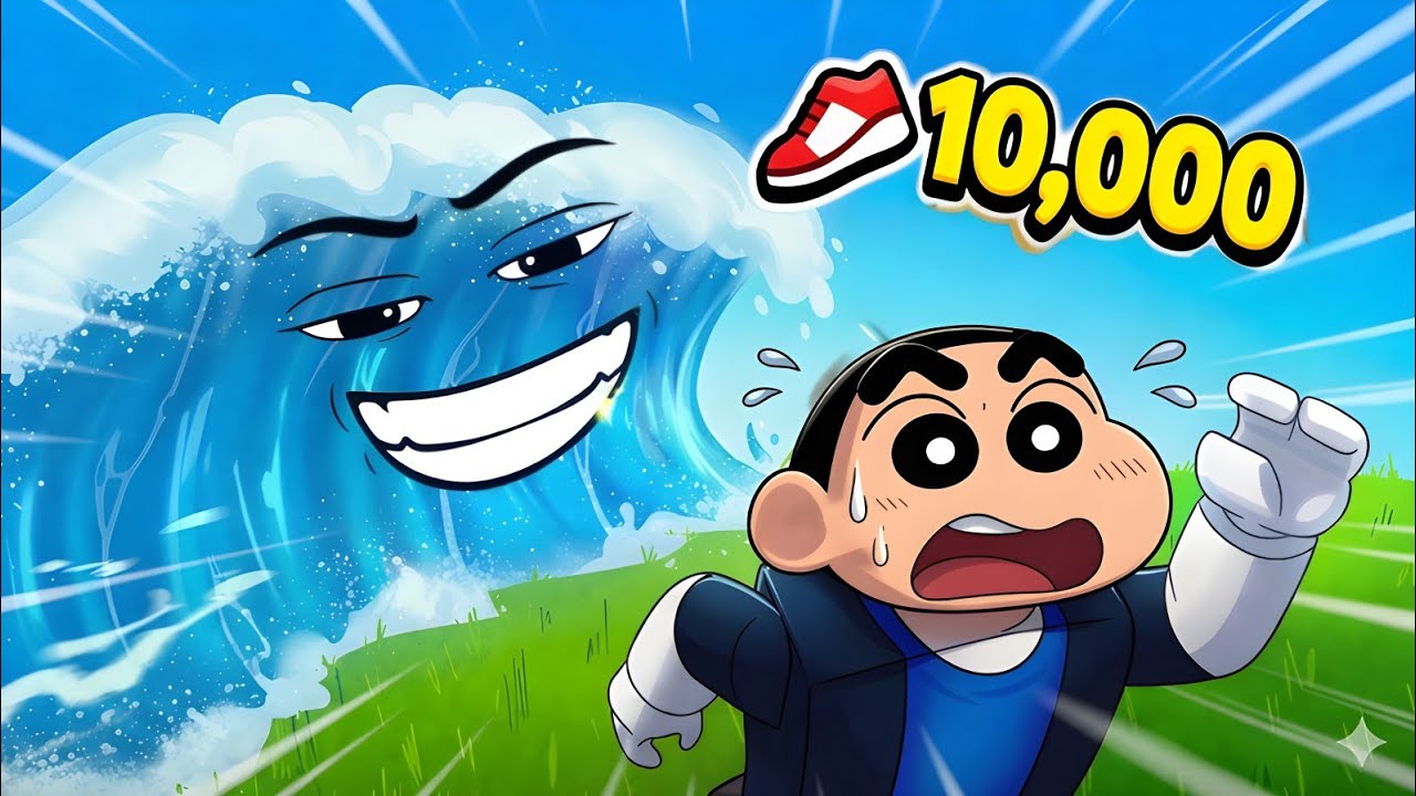 Shin Chan Speed Racing SHINCHAN BECOME THE FASTEST RACER IN SPEED VS TSUNAMI ROBLOX ! - YouTube
