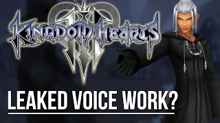 Leaked Kingdom Hearts 3 English Voice Work