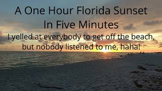 A Sanibel Florida Sunset In Five Minutes