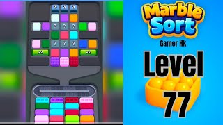 Marble Sort Level 77 hard level Walkthrough Solution 