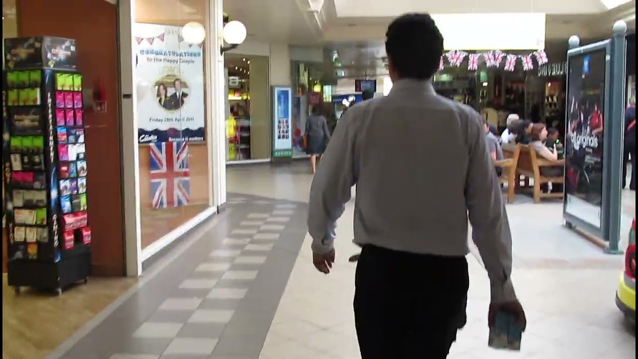 Edgware, London - Broadwalk Shopping Center in April 2011