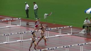 20170709_宮崎県選手権大会_少年B女子100mYH_決勝2組