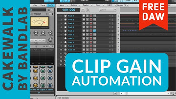 Cakewalk - Clip Gain Automation