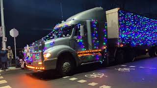 Christmas Truck Parade Breakwater District Victoria BC December 2023