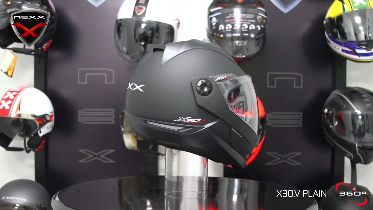 NEXX Helmets X30.V Plain - 360º - YouTube