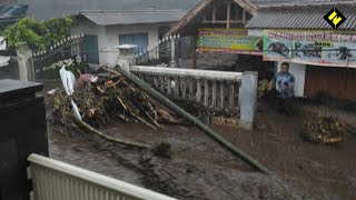 Horrible! Frightening Flash Floods destroy Batu City, Malang in Indonesia