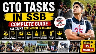 SSB GTO TASKS - Complete Guide 🇮🇳💫| SSB | AFSB| 🔥