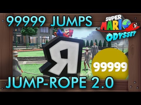 How to Get 99999 Jumps in Jump-Rope Challenge 2.0 - Super Mario Odyssey