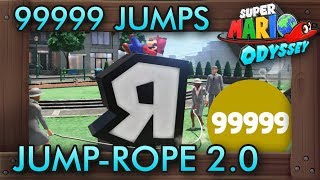 How to Get 99999 Jumps in Jump-Rope Challenge 2.0 - Super Mario Odyssey
